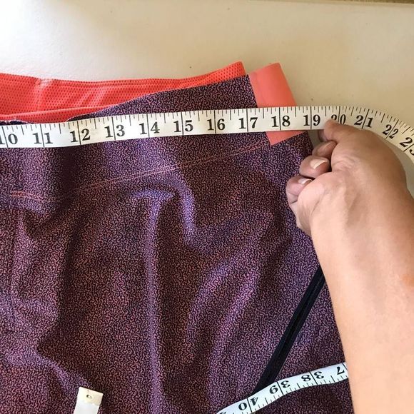 Lululemon lined hydrid swim athletic shorts jawstring elastic waistband large 3 - Picture 5 of 8